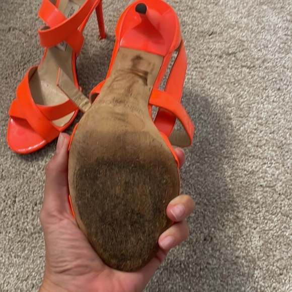 Jimmy Choo Neon Flame 🔥 Sandals - used condition - 39.5 - Picture 2 of 4